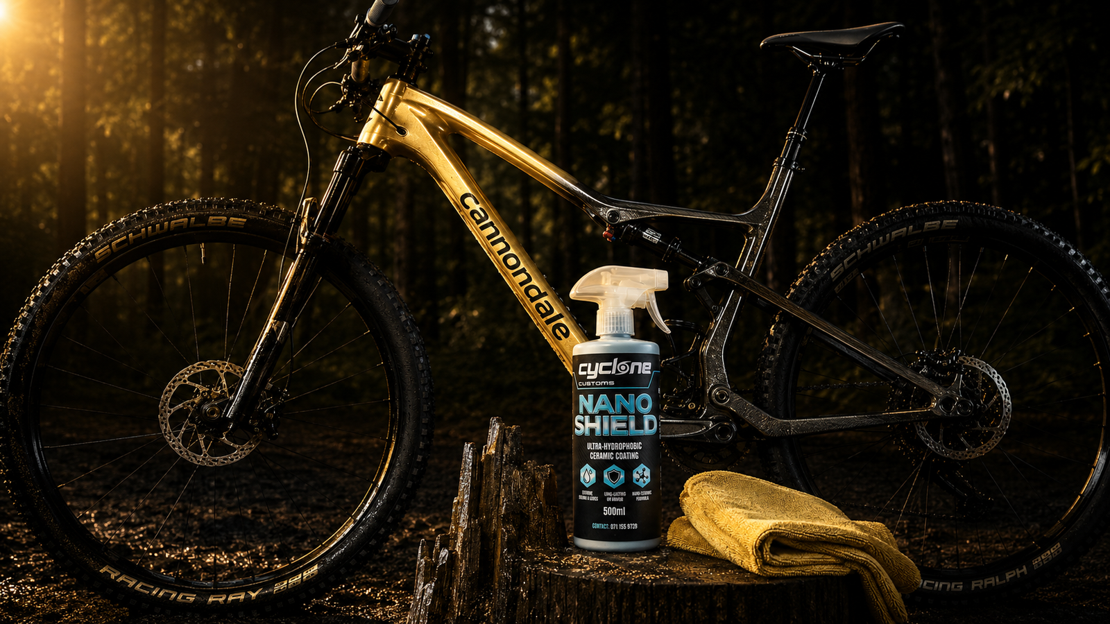 Spray, wipe, ride — Cyclone Customs application process