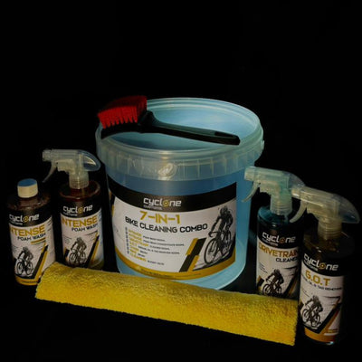 Cyclone Bike Cleaning Combo 7 in 1 for Ultimate Bike Care