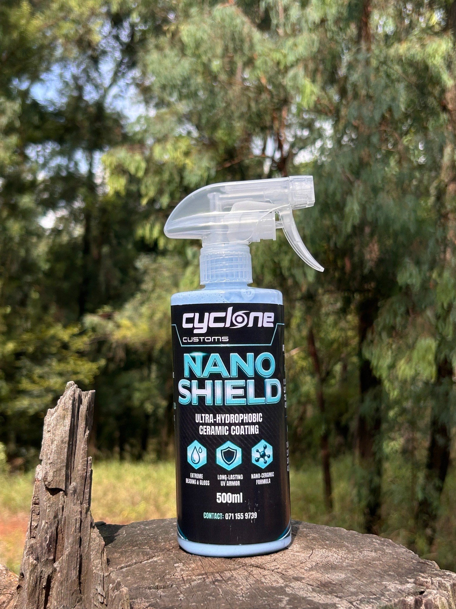 Nano Shield Ceramic Spray Wax 500ml - Ultimate Protection for Your Vehicle