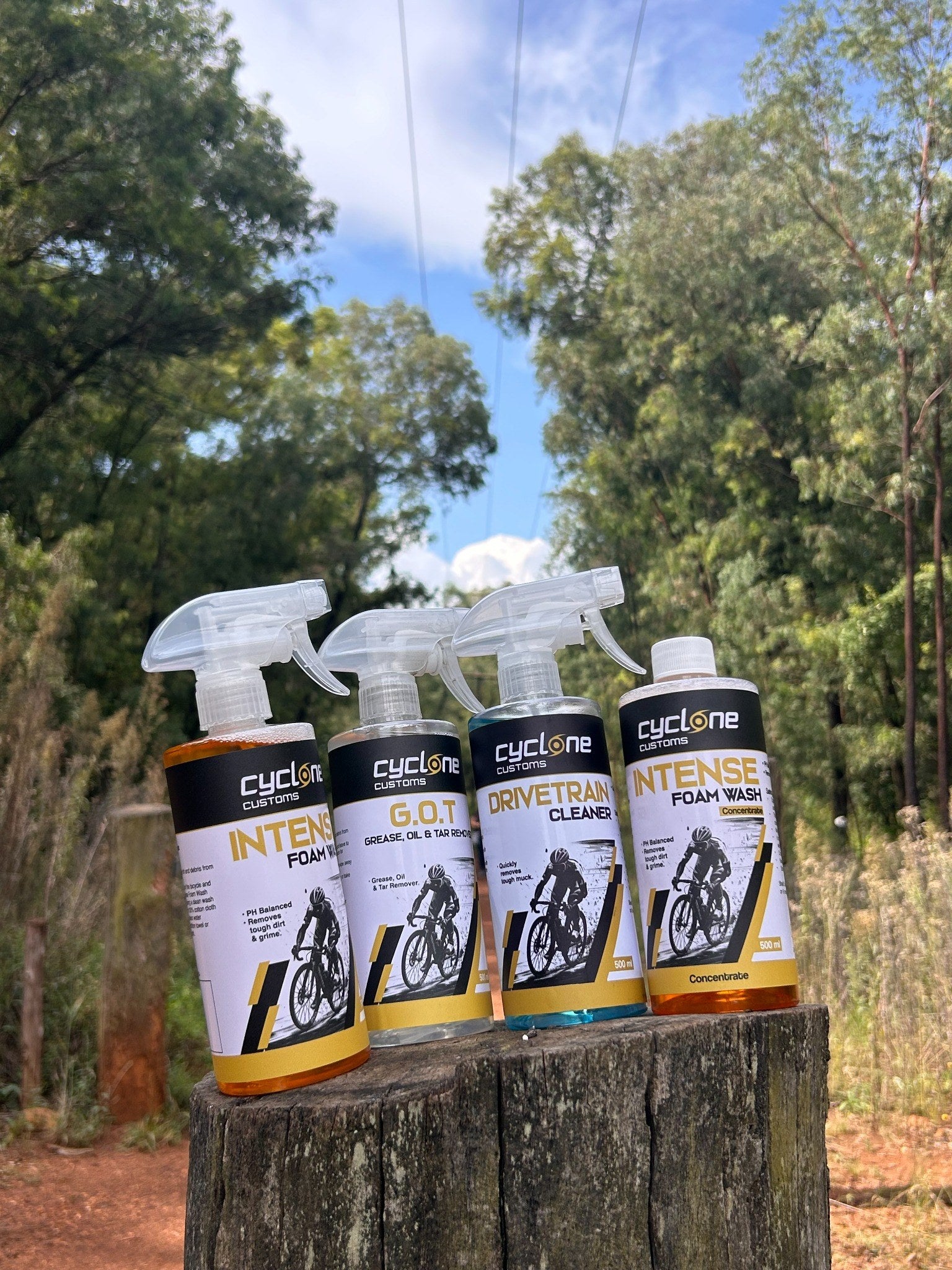 Cyclone Bike Cleaning Combo 7 in 1 for Ultimate Bike Care