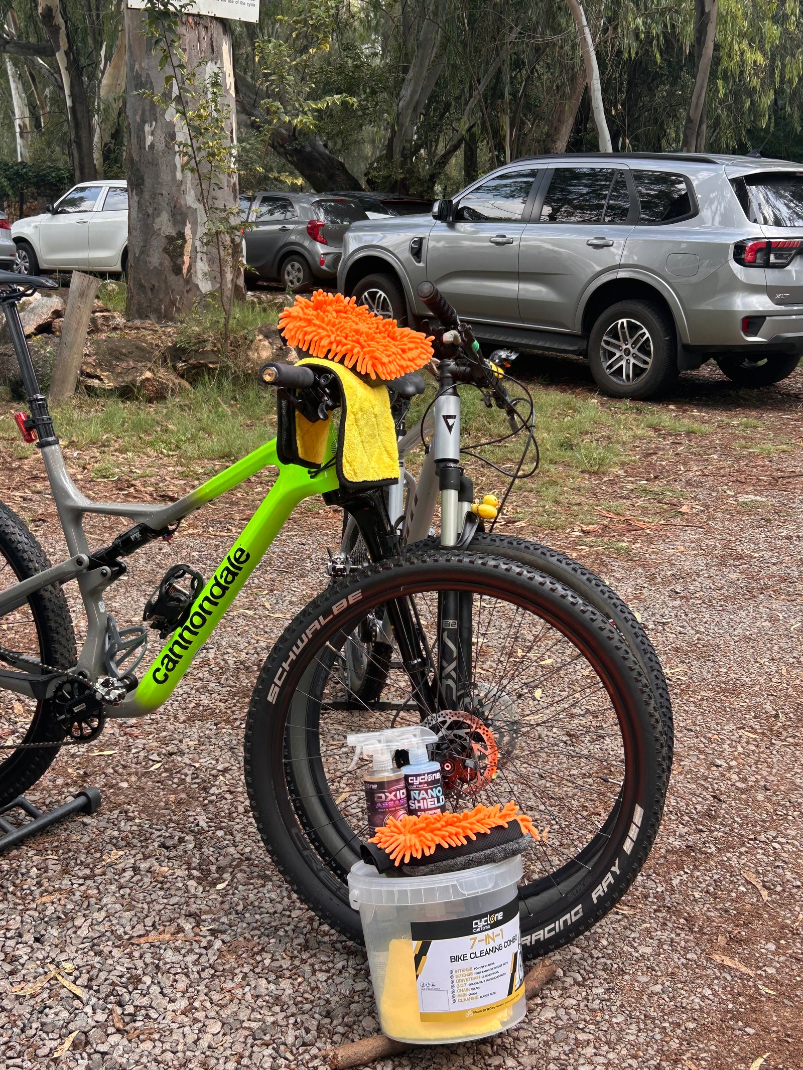 Cyclone Customs bike care in action
